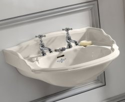 Silverdale Belgravia 635mm Basin - Old English White