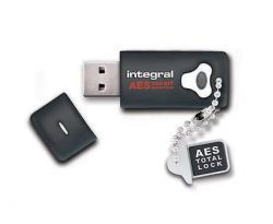 Integral Crypto 2GB 256 Bit Encrypted Secure USB Drive Water Proof Memory Stick