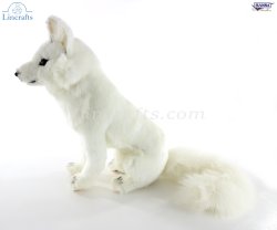 Soft Toy Snow Fox by Hansa (30cm) 6099