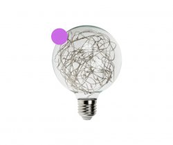 Pro-lite 1.3w Funky Filament Star Effect Globe G95 Magenta