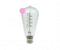 Pro-lite ST64 PINK 4W BC DIMMABLE LED FILAMENT - (ST64/FILDIM/4W/BC/PINK)