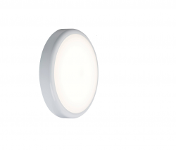 Knightsbridge 230V IP44 9W Emergency Trade LED Flush 4000K  (256mm) (BT9EM)