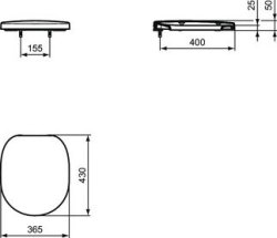 Ideal Standard Concept Standard Close Toilet Seat