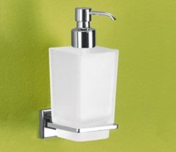 Origins Living Colorado Glass Soap Dispenser - Chrome
