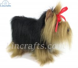 Soft Toy Dog, Yorkshire Terrier by Hansa (36cm L) 5909