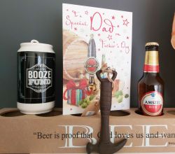 Fathers Day Gift - Beer - Holder Lager Lout Bottle Opener Card