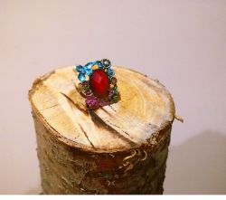 Moroccan Style Coloured Ring