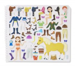 Melissa & Doug Riding Stable Horse Puffy Sticker Activity Book
