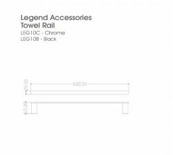 The White Space Legend Towel Rail