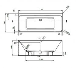 BC Designs Contemporary Murali Bath