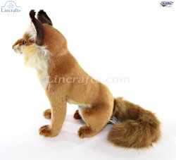 Soft Toy Red Fox Sitting by Hansa (33cm) 6098