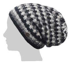 Pure wool - geometric slouch - Greys