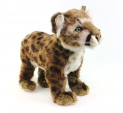 Soft Toy Cougar Wildcat Cub Standing (25cm. H) 6953