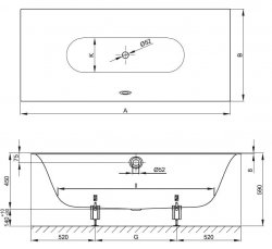 Bette Lux Rectangular Bath 190 x 90cm