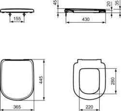 Ideal Standard Tempo Soft Close Toilet Seat