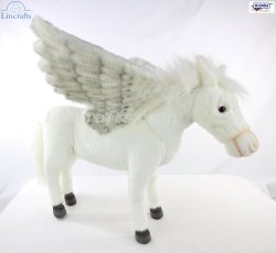 Soft Toy Pegasus Winged Horse by Hansa (48cm) 4973