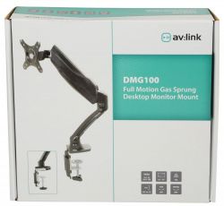 Av:link 129.525 Maximum Flexibility Full Motion Gas Sprung Desktop Monitor Mount