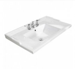 Bayswater 3 Tap Hole 800mm Traditional Basin