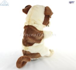 Soft Toy English Bulldog Puppet by Hansa (28 cm) 8448