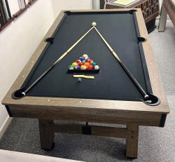 Spirit 7ft American Pool Table - Wood Bed Table