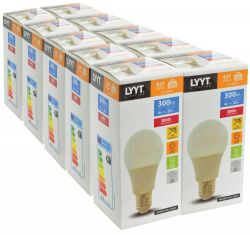 LYYT 998.054 Non Dimmable 3000K Energy Saving Standard 4W LED E27 GLS Lamp - New