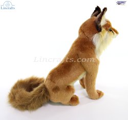 Soft Toy Red Fox Sitting by Hansa (33cm) 6098