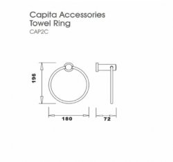 The White Space Capita Towel Ring