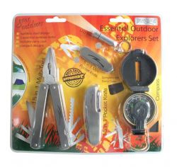 Boyz Toys RY146 Essential Outdoor Explorers Set Includes Compass Multi Tool New