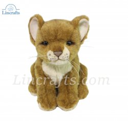 Soft Toy Lion Wildcat Cub by Hansa (18cm) 7290