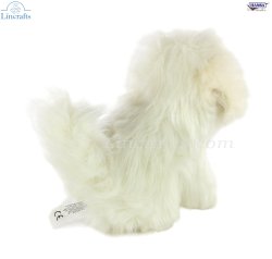 Soft Toy Dog Maltese by Hansa (15cm) 8416