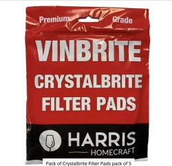 Vinbrite Crystal Filter Pads