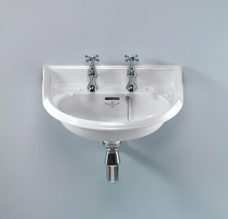 Silverdale Belgravia 530mm Cloakroom Basin - White