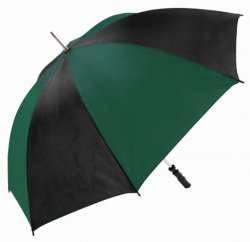 Unisex Large Golf Umbrella Windproof Canopy Rain Sun Strong Wind Shield Brolly Green/Black