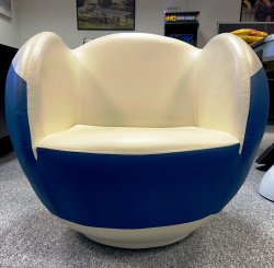 Pool Ball Chair - Blue and White 10 Ball