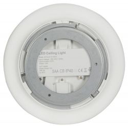 Lyyt 156.081 12W Ceiling or Wall Mounted Dimmable LED Dome Shaped Lights - White