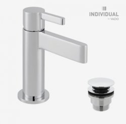 Vado Edit Chrome Mini Mono Basin Mixer with Waste