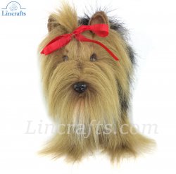 Soft Toy Dog, Yorkshire Terrier by Hansa (36cm L) 5909