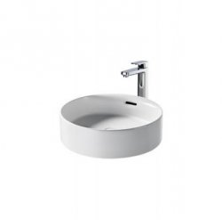 Ideal Standard Strada II 45cm Round Vessel Basin with Overflow, Clicker Waste