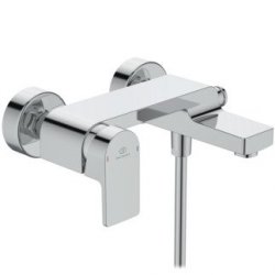 Ideal Standard Edge Single Lever Wall Mounted Bath Shower Mixer with Shower Set