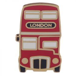 London Red Bus Design Enamel Pin Badge
