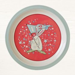 Rufus Rabbit - Melamine Dinner Gift Set - Boy 