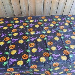 Halloween Wipe Clean Tablecloth PEVA 132cm x 178cm