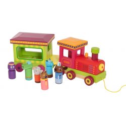 Hey Duggee Light & Sound Wooden Train - 8th Wonder