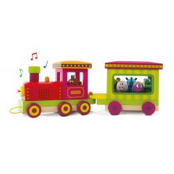 Hey Duggee Light & Sound Wooden Train - 8th Wonder