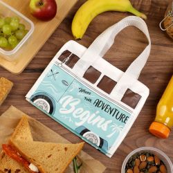 Volkswagen VW T1 Campervan Lunch Sandwich Bag - Surf's Up - Ethical Recycled