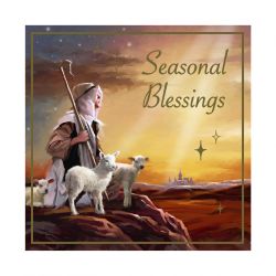 Christmas Card Pack - 12 Cards 2 Designs Religious Mary Recyclable - Eurowrap