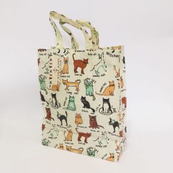 Happy Cat Collection - Reusable Shopping Bag - Strong PVC - Highlands