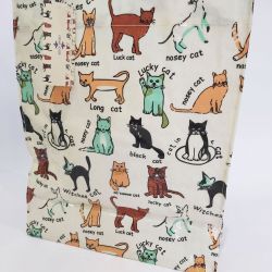 Happy Cat Collection - Reusable Shopping Bag - Strong PVC - Highlands