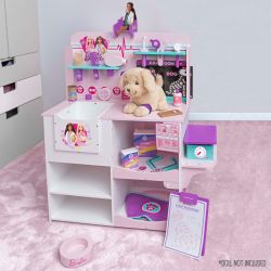 Barbie Deluxe 2 in 1 Grooming & Vet Station Pretend Play - 8th Wonder