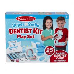 Melissa & Doug Super Smile Dentist Kit Play Set - 25 Piece
